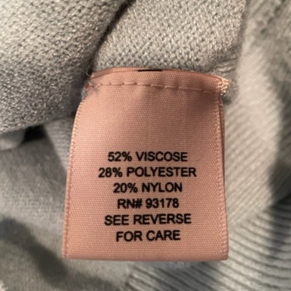 Philosophy Dusty Blue V-Neck Sweater - Size Medium - Picture 9 of 12